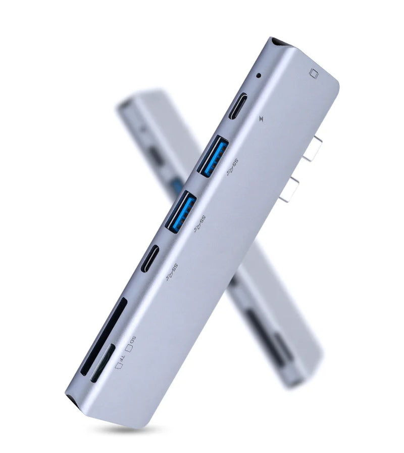 USB-C Multiport Hub with 4K HDMI Adapter for MacBook Pro/Air