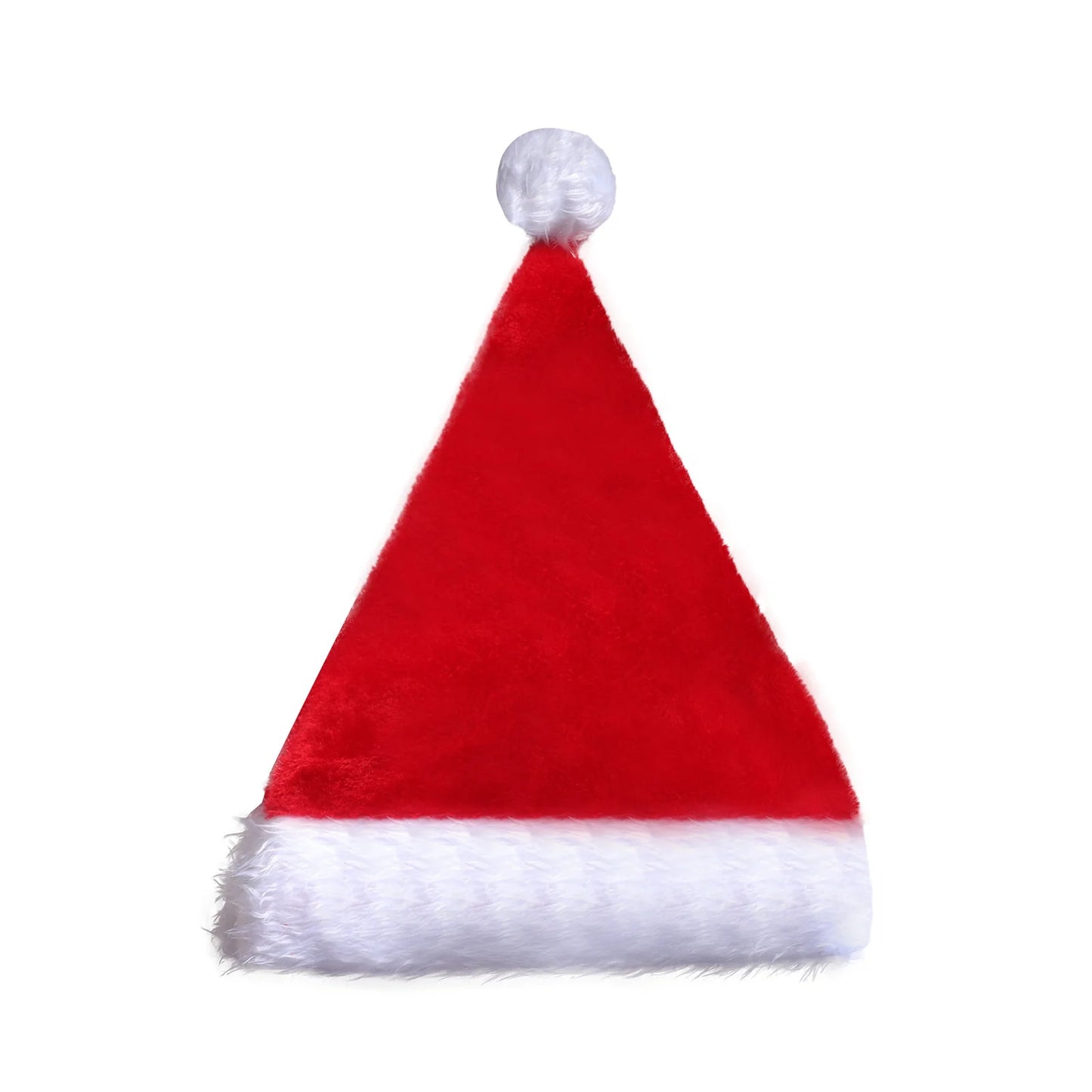 Luminous LED Santa Hat for Christmas - Plush Holiday Decor for Children and Adults