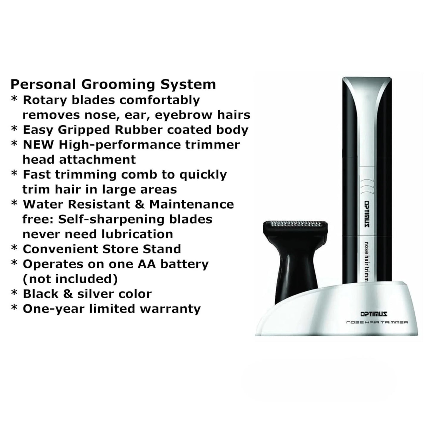 Optimus Rechargeable Personal Grooming System