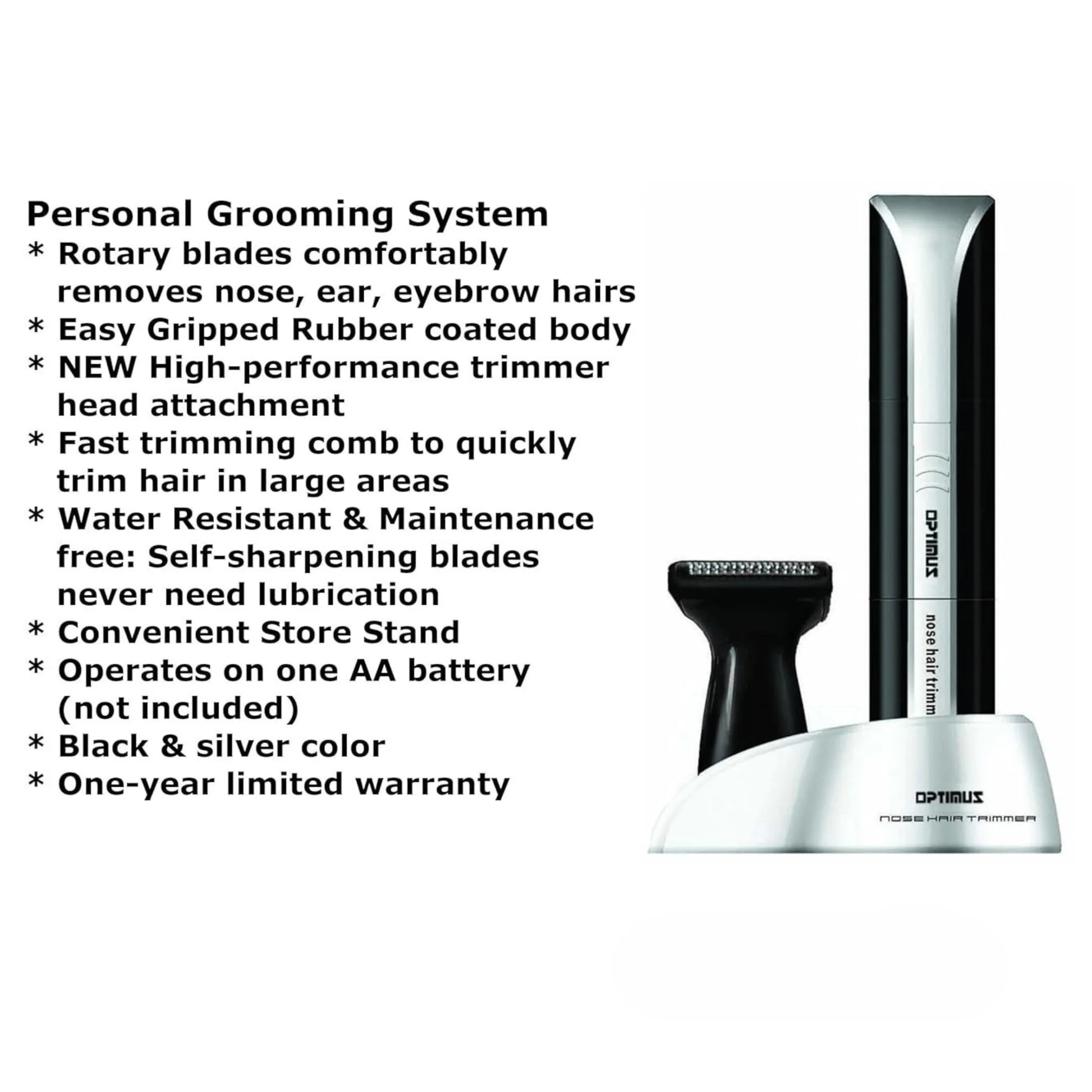 Optimus Rechargeable Personal Grooming System