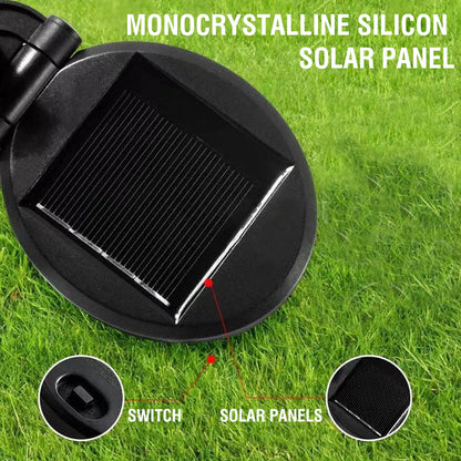 LED Solar Garden Stake Lights - Waterproof Outdoor Floral Decoration for Patios and Yards