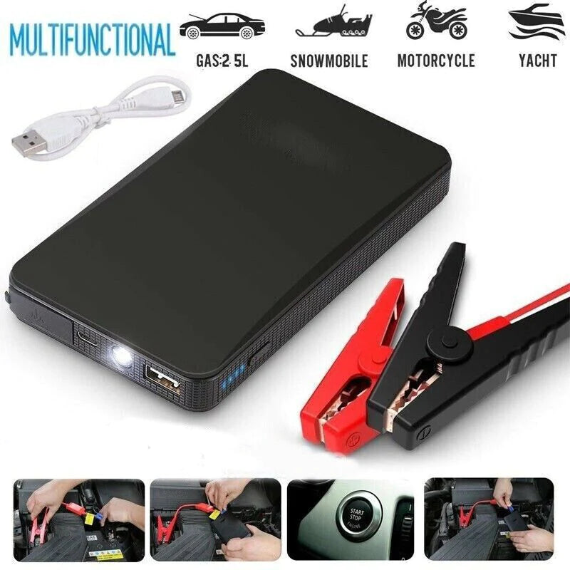 Portable Mini Slim 20000mAh Car Jump Starter and Battery Charger Power Bank