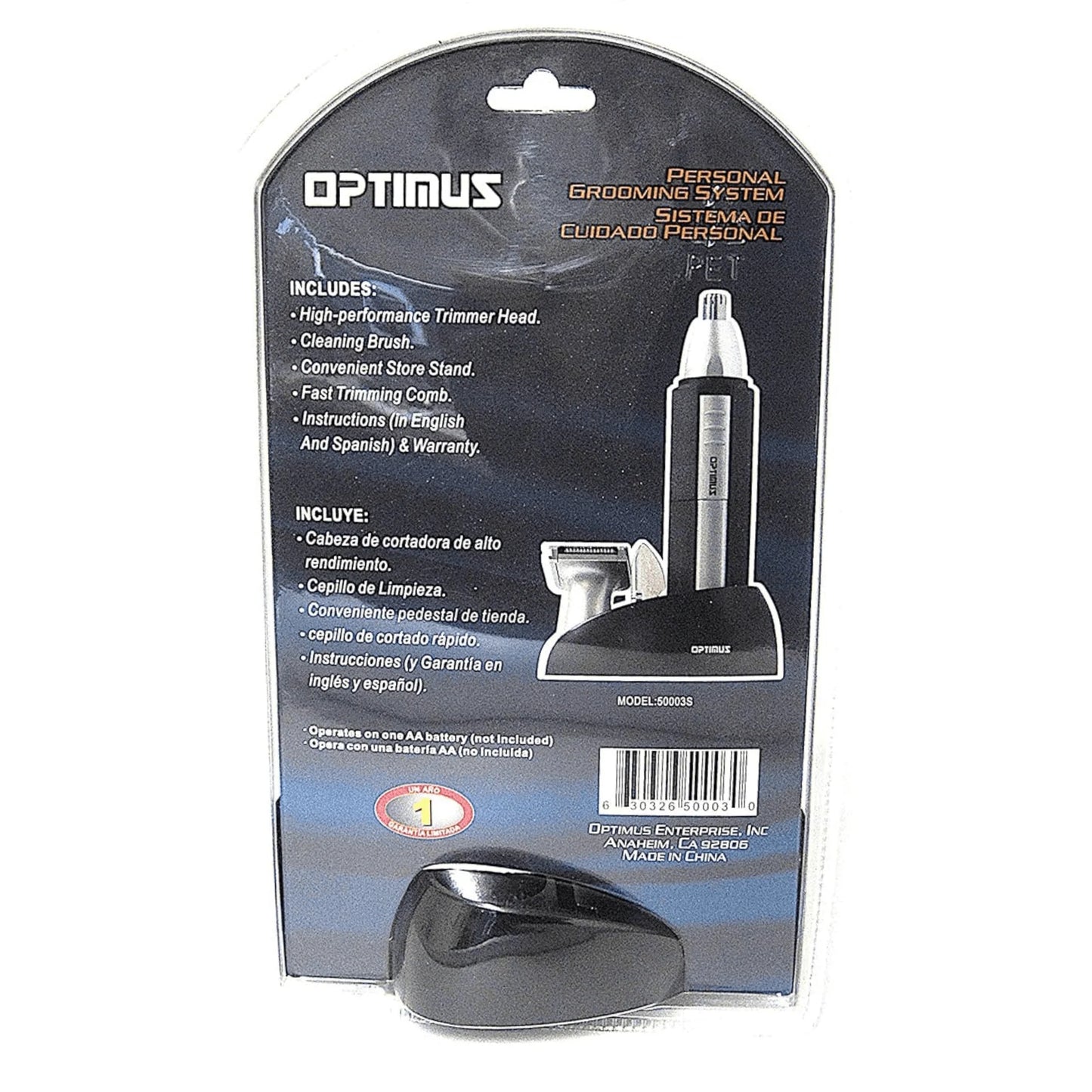 Optimus Rechargeable Personal Grooming System