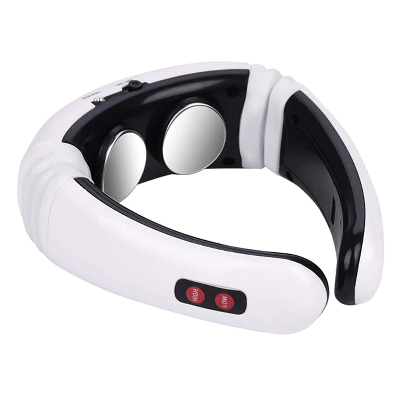 Electric Cervical Pulse Neck Massager with Magnetic Therapy for Muscle Relaxation - USA Edition