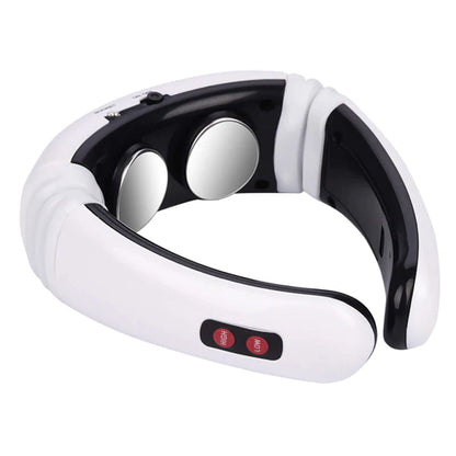 Electric Cervical Pulse Neck Massager with Magnetic Therapy for Muscle Relaxation - USA Edition