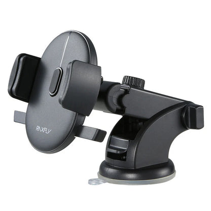 Telescopic Car Phone Holder with Suction Cup for Dashboard Mounting