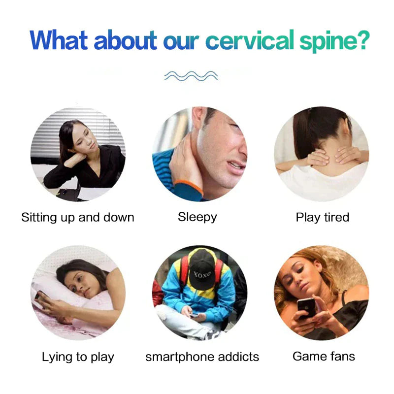 Electric Cervical Pulse Neck Massager with Magnetic Therapy for Muscle Relaxation - USA Edition