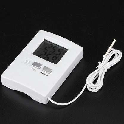 Accurate LCD Digital Indoor Outdoor Temperature Gauge Monitor Battery Operated