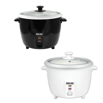 Better Chef 8-Cup Rice Cooker with Measuring Cup and Paddle, Capacity up to 16 Cups Cooked Rice