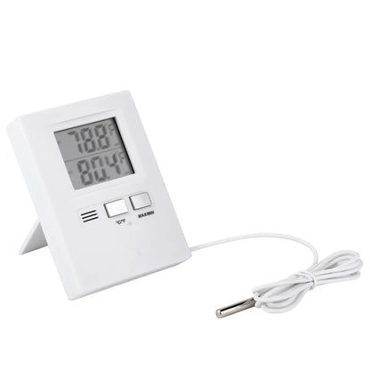Accurate LCD Digital Indoor Outdoor Temperature Gauge Monitor Battery Operated