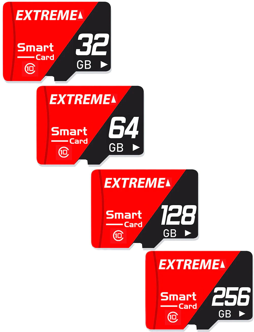 Ultra Class 10 High-Speed Micro SD Cards - Available in 32GB, 64GB, 128GB, and 256GB