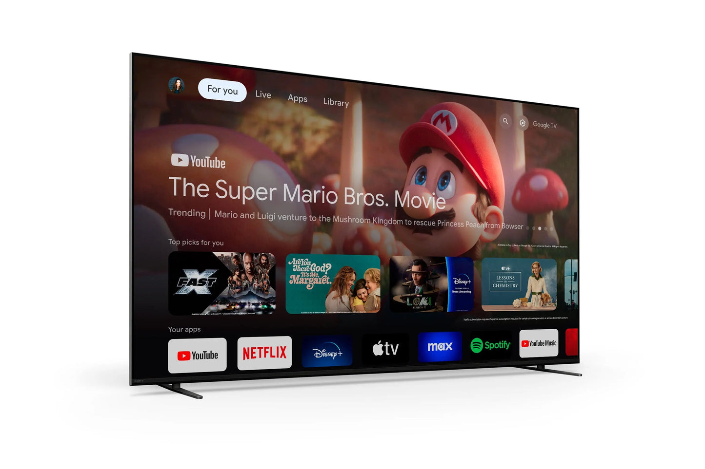 Certified Refurbished Sony 65" Class BRAVIA 7 Mini LED QLED 4K UHD Smart Google TV (2024)