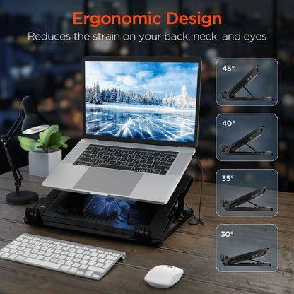 Hypergear Uprite Air Portable Laptop Cooling Stand