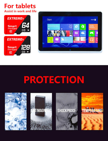 Ultra Class 10 High-Speed Micro SD Cards - Available in 32GB, 64GB, 128GB, and 256GB