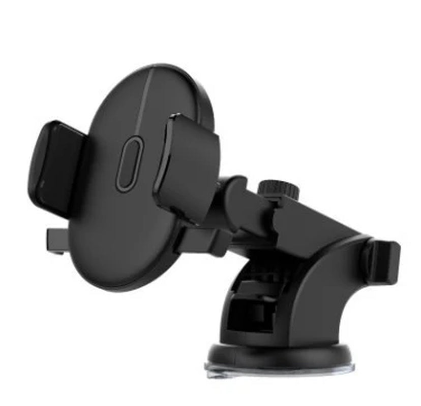 Telescopic Car Phone Holder with Suction Cup for Dashboard Mounting