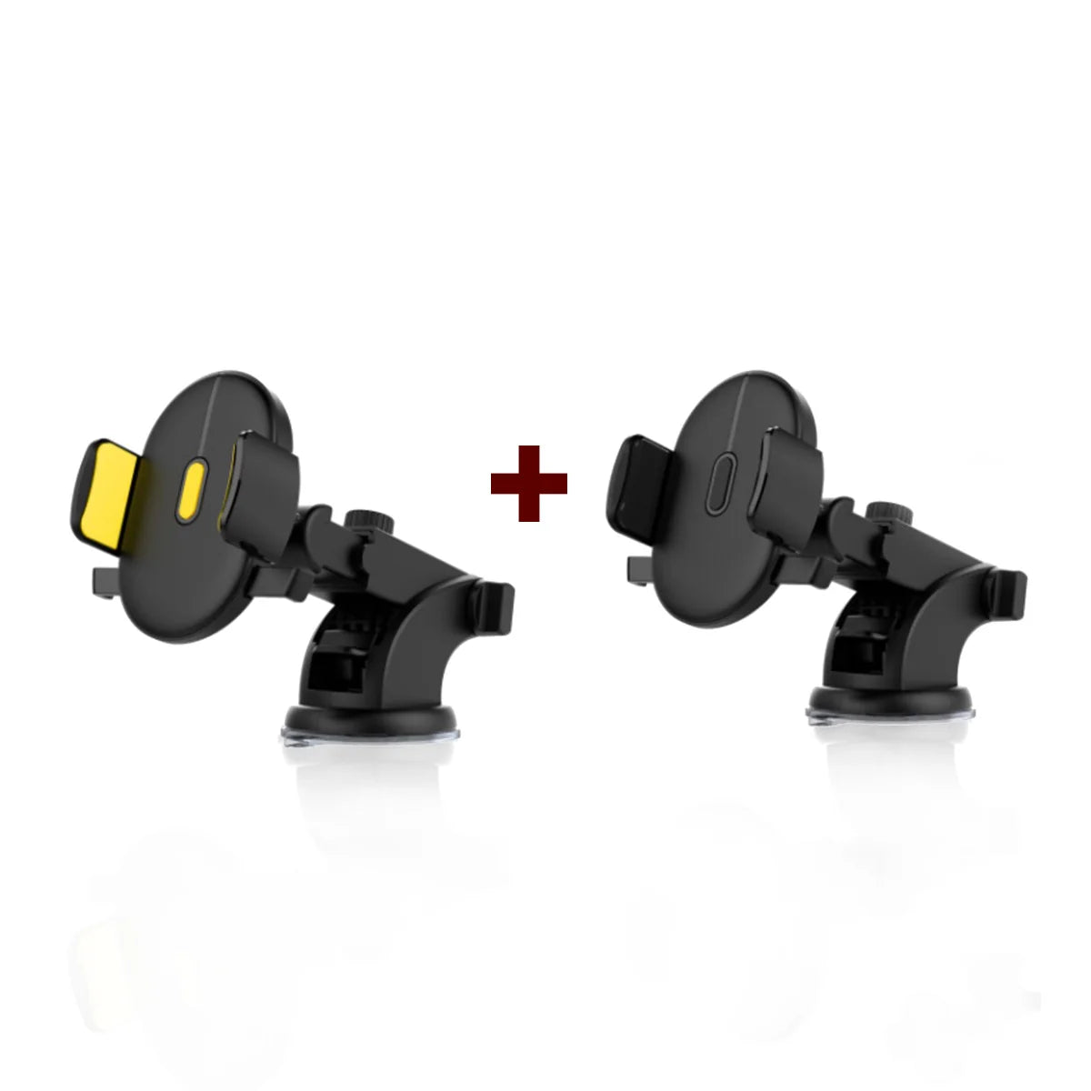 Telescopic Car Phone Holder with Suction Cup for Dashboard Mounting