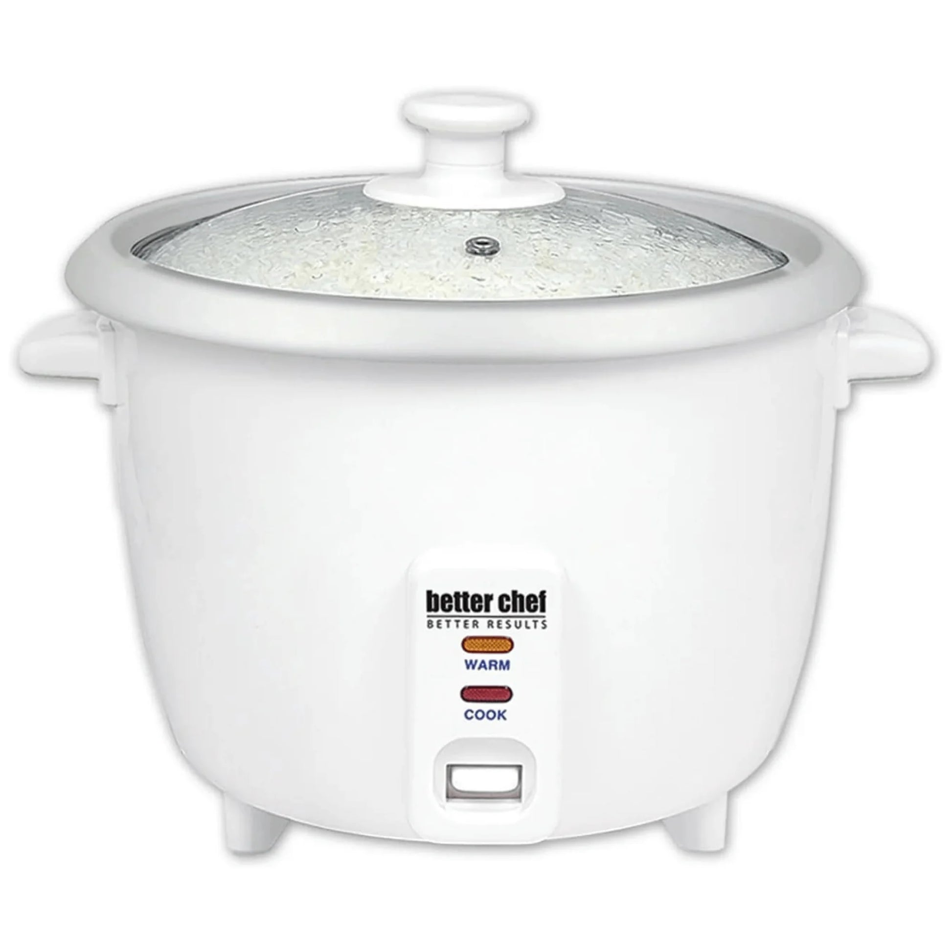 Better Chef 8-Cup Rice Cooker with Measuring Cup and Paddle, Capacity up to 16 Cups Cooked Rice