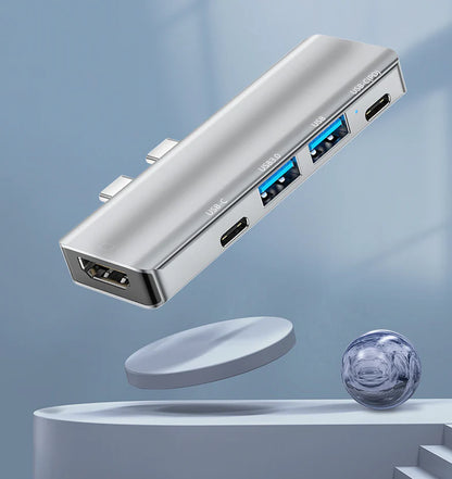 USB-C Multiport Hub with 4K HDMI Adapter for MacBook Pro/Air
