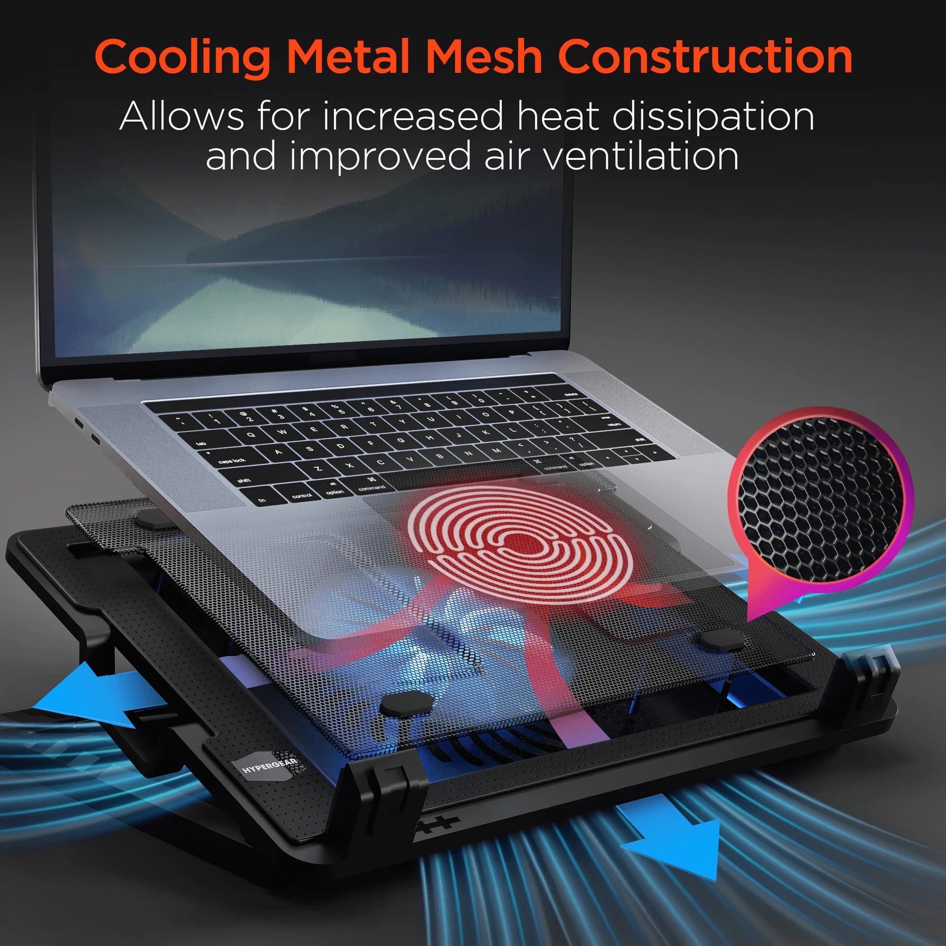 Hypergear Uprite Air Portable Laptop Cooling Stand